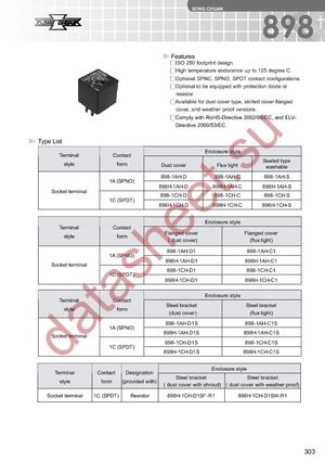 898H-1CH-C-12VDC datasheet  